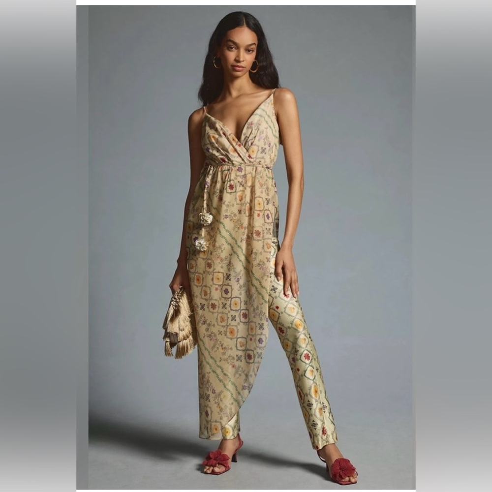 Anthropologie Zunilda Gutierrez Lantana Jumpsuit